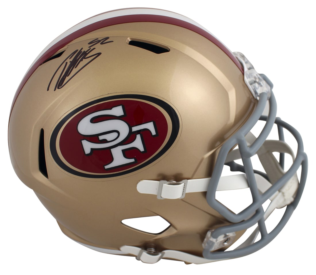 Patrick Willis Signed Full Size Speed Helmet San Francisco 49ers BAS Witnessed: Patrick Willis Signed Full Size Speed Helmet San Francisco 49ers BAS Witnessed This authentic full-size Speed replica helmet is personally signed by Patrick Willis of the San Francisco 49ers, making i