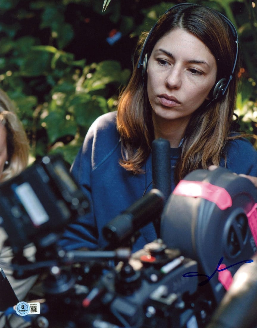 Sofia Coppola Signed 11x14 Photo Beckett Certified Director: Sofia Coppola Signed 11x14 Photo Beckett Certified Director This authentic 11x14 vertical photograph captures Sofia Coppola, the acclaimed director, in a stunning image that has been personally signed