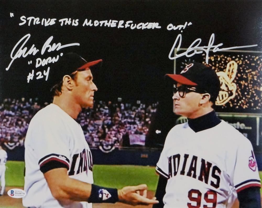Charlie Sheen Corbin Bernsen Signed Major League 11x14 Photo Beckett Authenticated: Charlie Sheen Corbin Bernsen Signed Major League 11x14 Photo Beckett Authenticated This is an original 11x14 photograph from the classic movie Major League, featuring the signatures of Charlie Sheen,