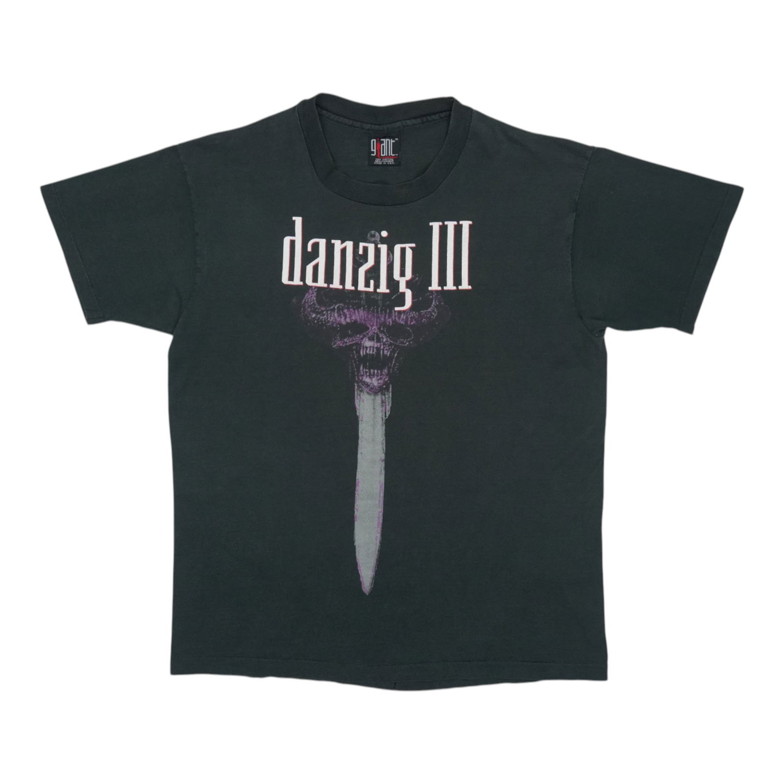 Vintage 1992 Danzig How The Gods Kill Black Cotton Band T Shirt: Vintage 1992 Danzig How The Gods Kill Black Cotton Band T Shirt This is an original vintage 1992 Danzig III How The Gods Kill shirt featuring graphics on both the front and back. Made from 100% cotton