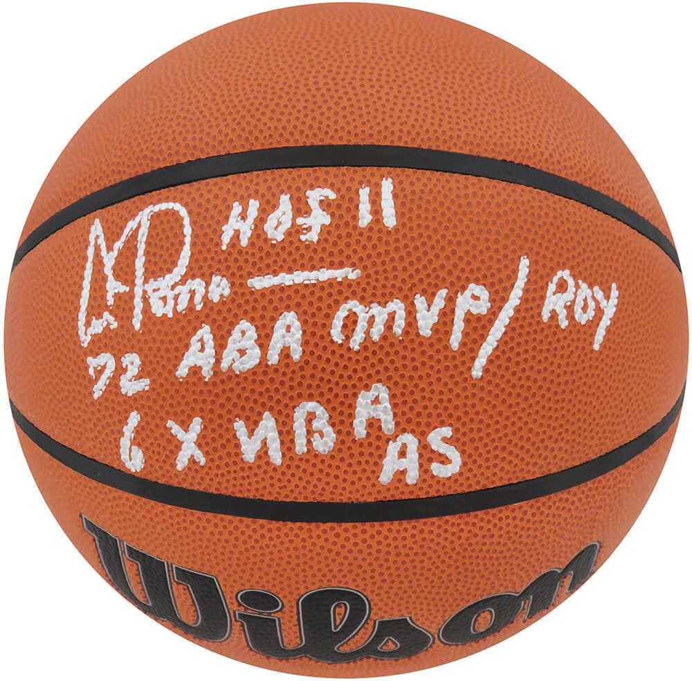 Artis Gilmore Signed Wilson NBA Basketball with 3 Inscriptions and COA (1 of 1)