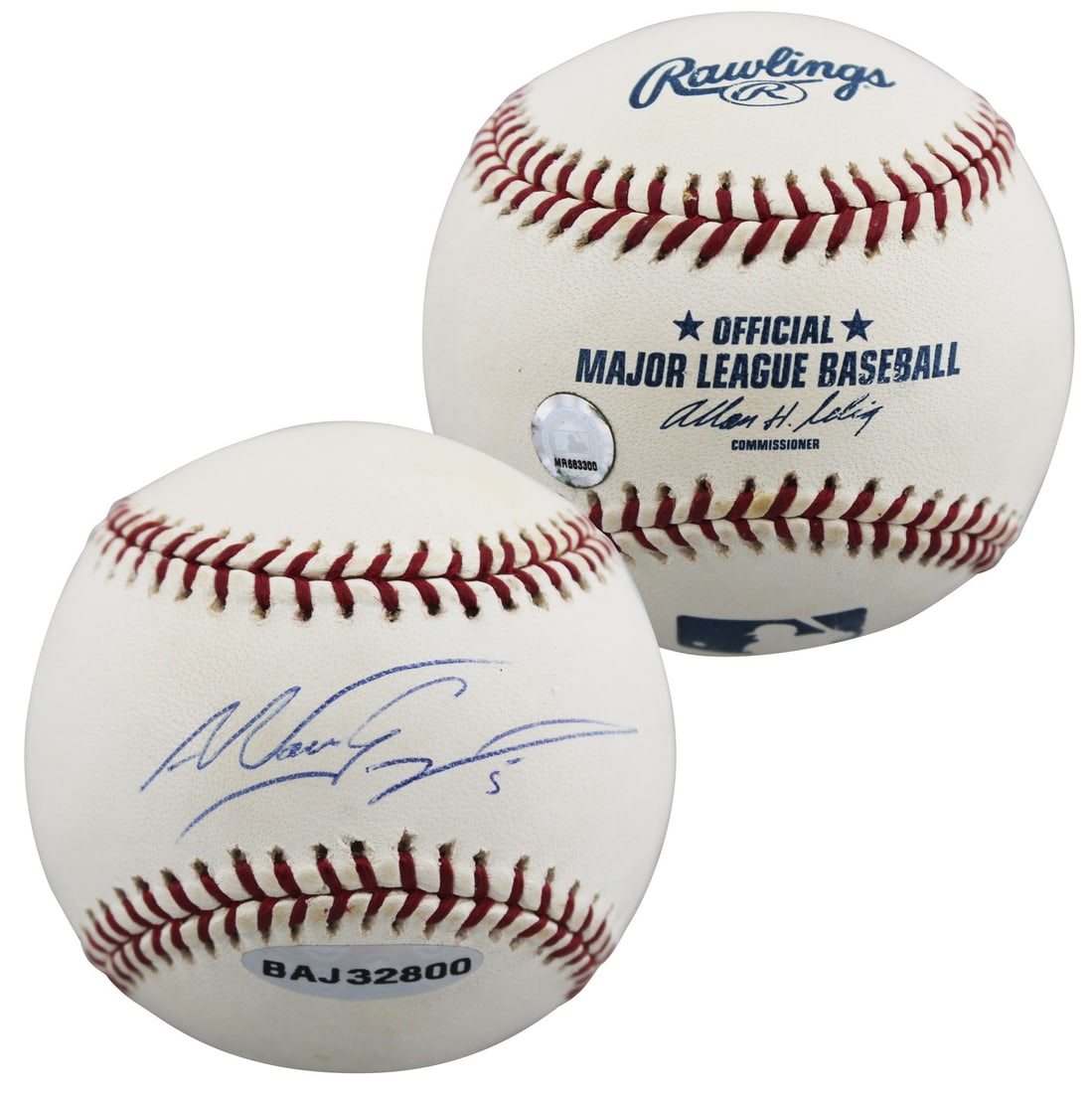 Nomar Garciaparra Signed Boston Red Sox Selig OML Baseball UDA Certified: Nomar Garciaparra Signed Boston Red Sox Selig OML Baseball UDA Certified This authentic Selig OML baseball has been personally signed by Nomar Garciaparra, a notable player from the Boston Red Sox. Th
