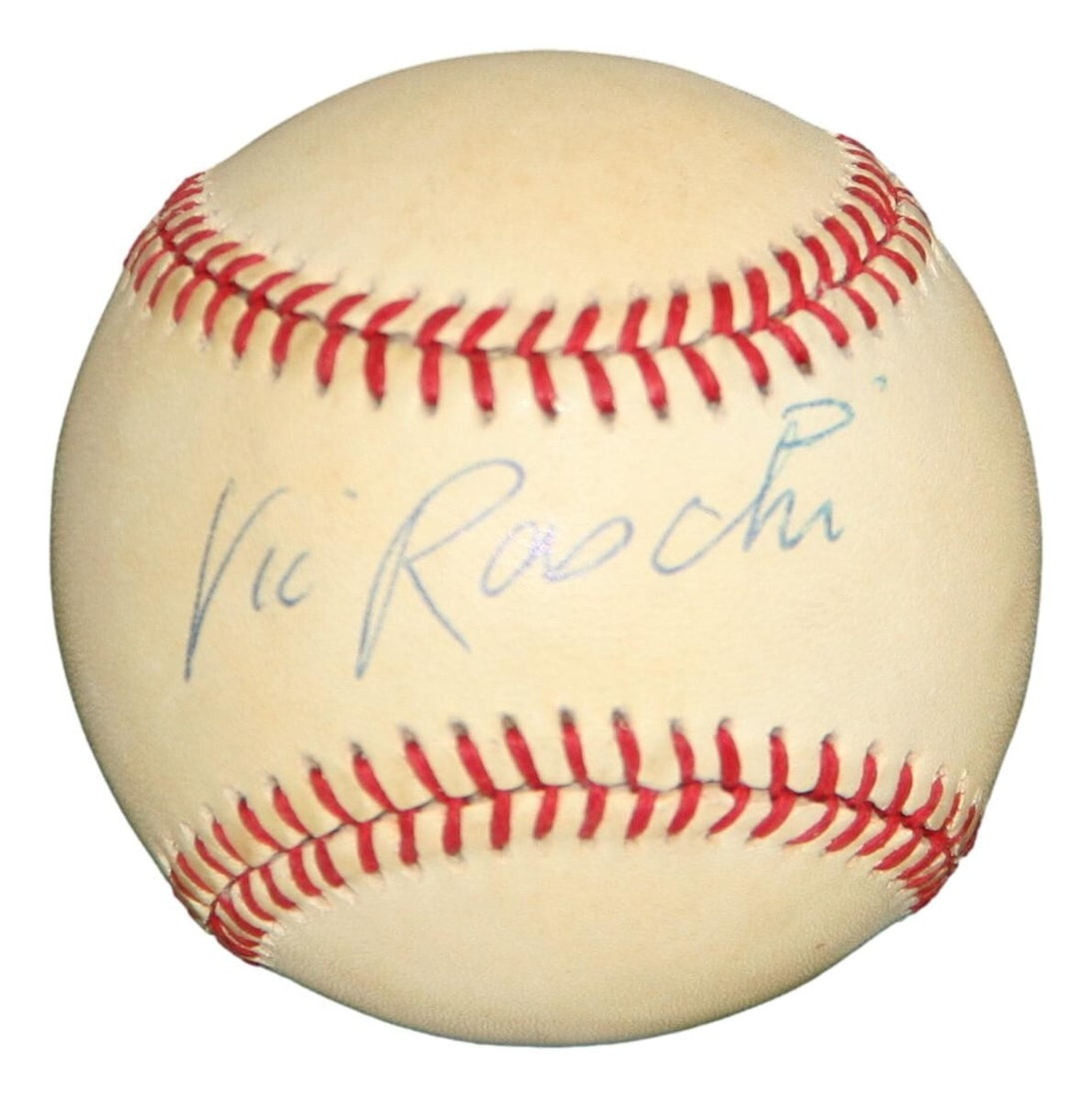 Vic Raschi Signed Yankees OAL Baseball PSA Authenticated: Vic Raschi Signed Yankees OAL Baseball PSA Authenticated This is an authentic OAL American League baseball signed by Vic Raschi, a notable player from the New York Yankees. The item has been verified