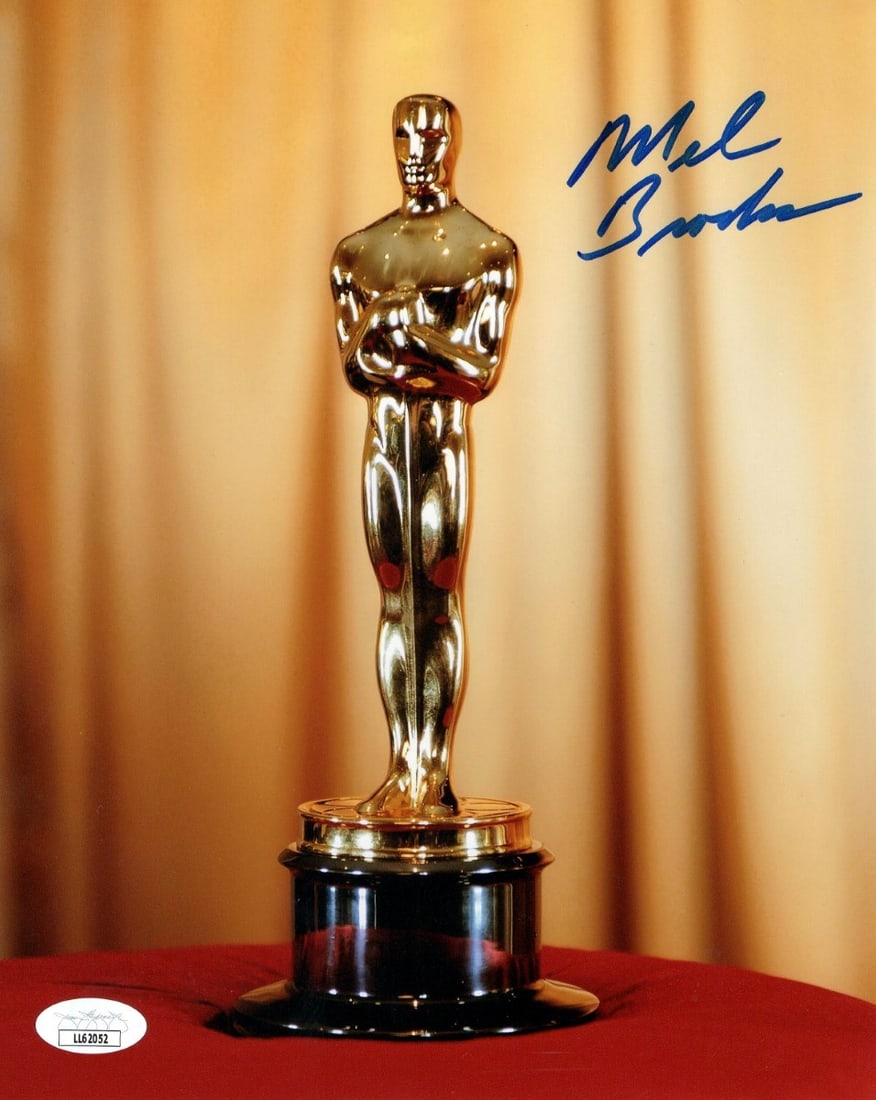 Mel Brooks Autographed 8X10 Photo JSA Certified Original: Mel Brooks Autographed 8X10 Photo JSA Certified Original This is an authentic 8x10 photograph signed by the legendary director Mel Brooks. The autograph has been verified by James Spence Authenticatio