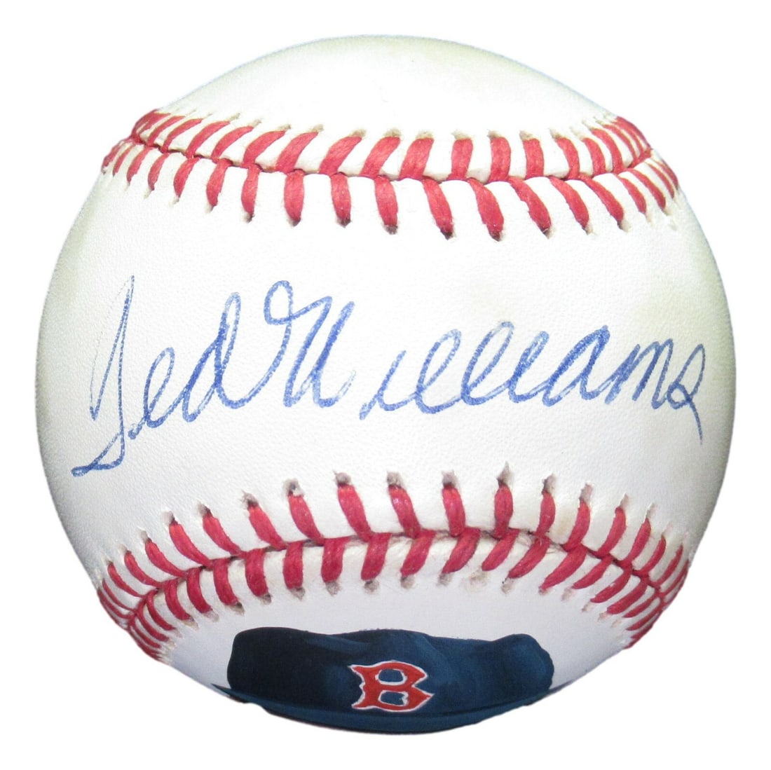 Ted Williams Autographed Baseball JSA Authenticated Boston Red Sox: Ted Williams Autographed Baseball JSA Authenticated Boston Red Sox This autographed baseball features the legendary Ted Williams, a celebrated player of the Boston Red Sox. The ball is an authentic or
