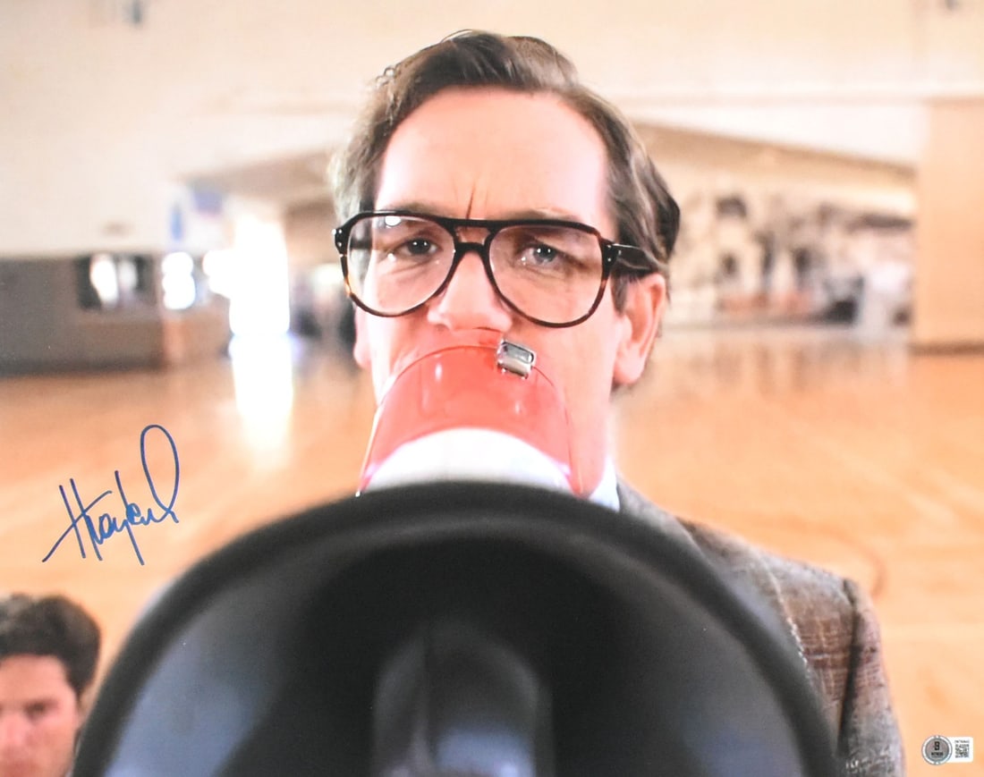 Huey Lewis Signed Back to the Future 16x20 Photo with Beckett Hologram: Huey Lewis Signed Back to the Future 16x20 Photo with Beckett Hologram This striking 16x20 photograph features Huey Lewis, showcasing a close-up image that immortalizes his iconic presence. Authentica