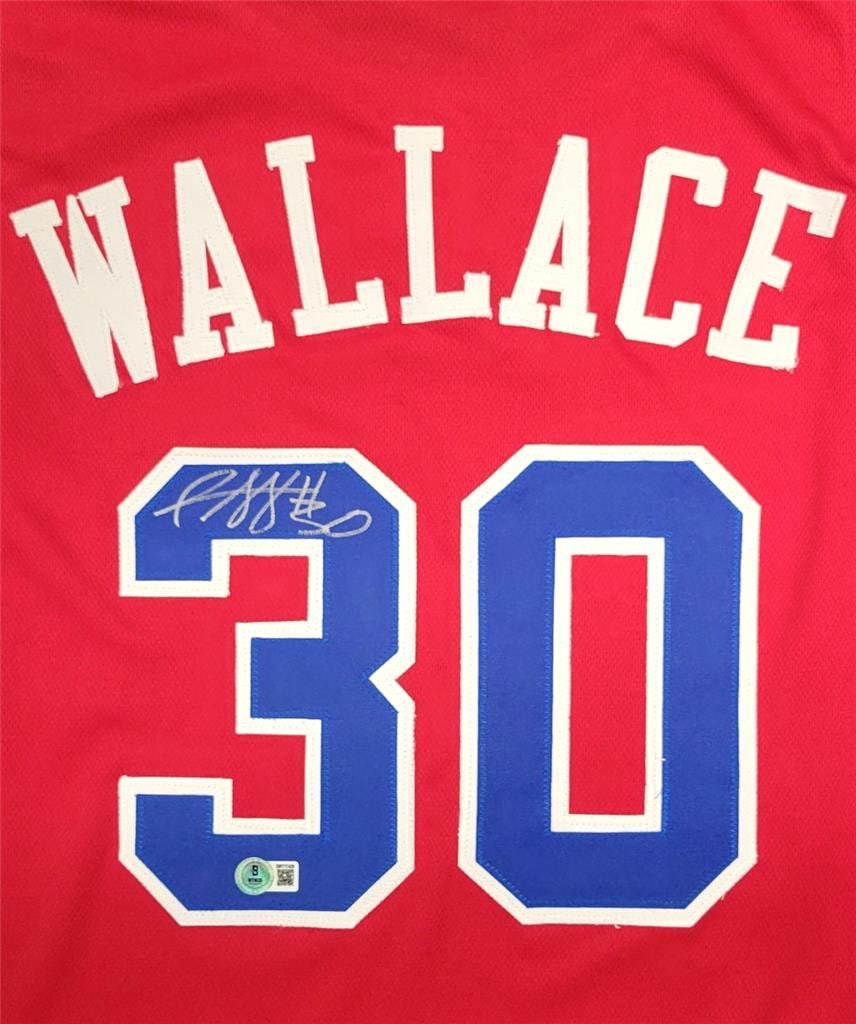 Rasheed Wallace Washington Bullets Signed Jersey BAS Authenticated: Rasheed Wallace Washington Bullets Signed Jersey BAS Authenticated This is an original signed jersey of Rasheed Wallace, showcasing his autograph authenticated by Beckett Authentication Services (BAS)