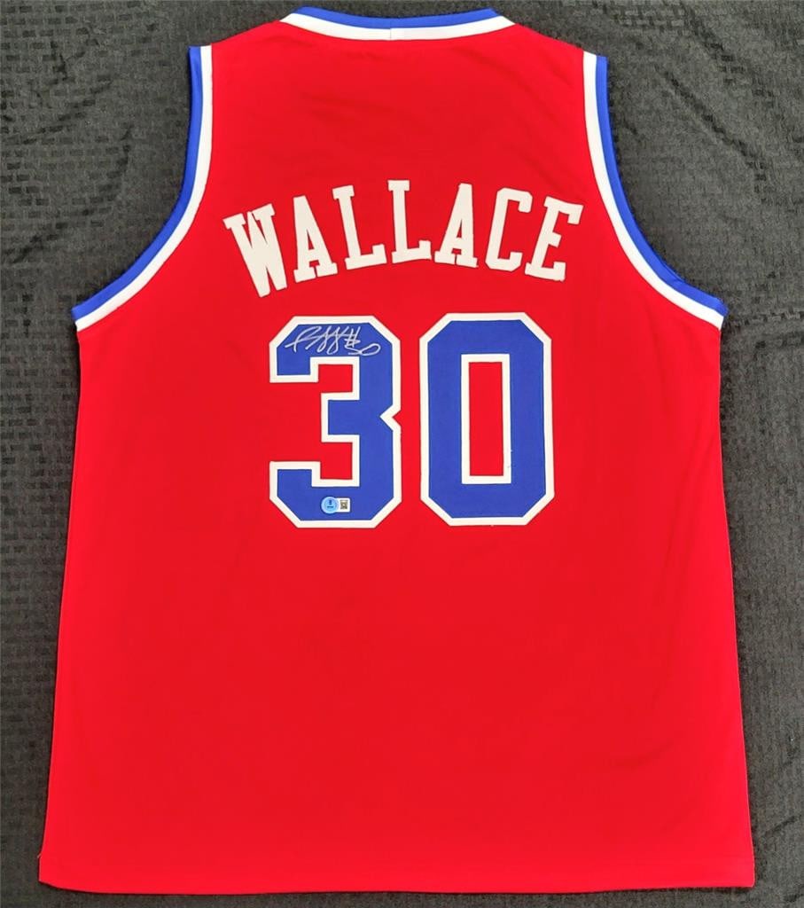 Rasheed Wallace Washington Bullets Signed Jersey BAS Authenticated - 2