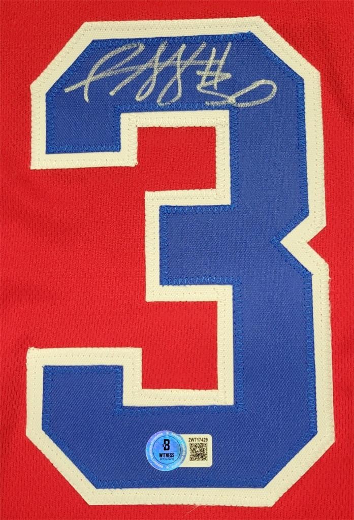 Rasheed Wallace Washington Bullets Signed Jersey BAS Authenticated - 3