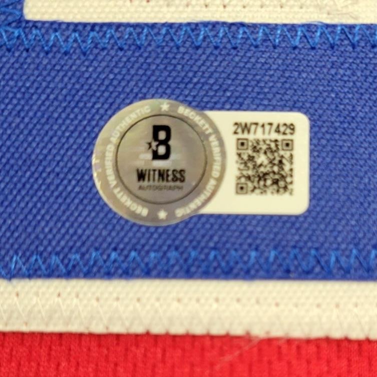 Rasheed Wallace Washington Bullets Signed Jersey BAS Authenticated - 4