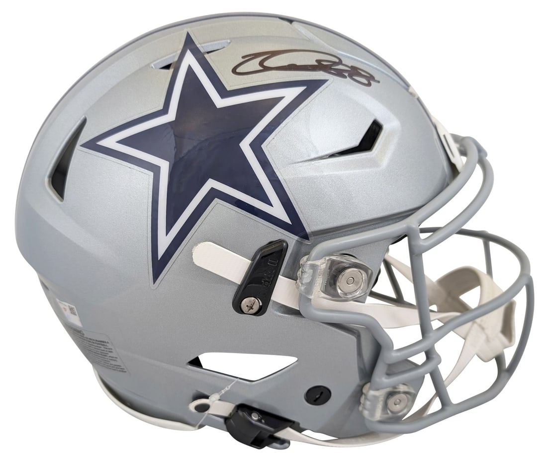 CeeDee Lamb Signed Dallas Cowboys Riddell Speed Flex Helmet Authenticated by Fanatics: CeeDee Lamb Signed Dallas Cowboys Riddell Speed Flex Helmet Authenticated by Fanatics This authentic Riddell Speed Flex full-size helmet has been personally signed by CeeDee Lamb of the Dallas Cowboys