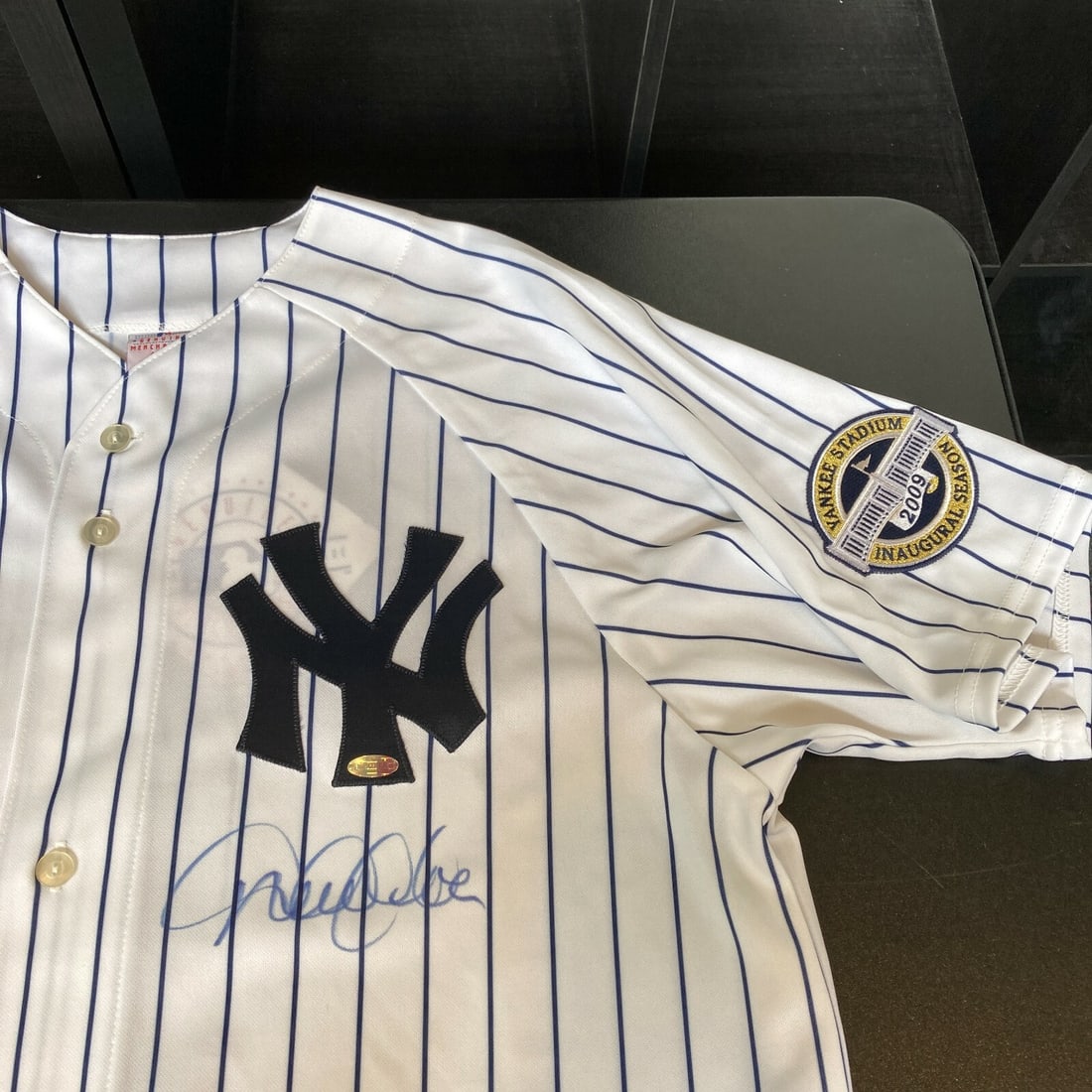 Derek Jeter Signed 2009 Yankees Jersey MLB Authentic Steiner Sports: Derek Jeter Signed 2009 Yankees Jersey MLB Authentic Steiner Sports Celebrate baseball history with this authentic Derek Jeter signed 2009 Inaugural Season New York Yankees jersey. This game model jer