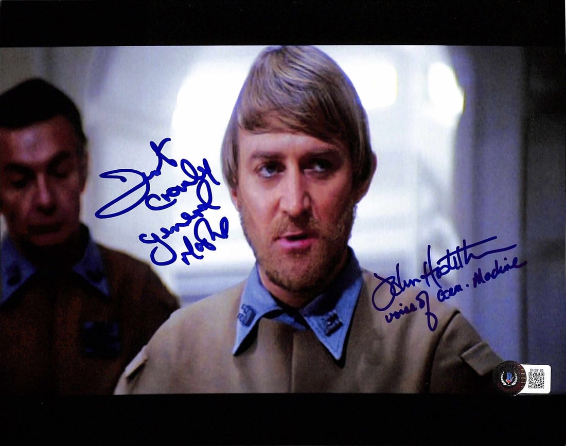 Dermot Crowley John Hostettler Signed 8x10 Star Wars Photo BAS Certified: Dermot Crowley John Hostettler Signed 8x10 Star Wars Photo BAS Certified This stunning autographed 8x10 color photograph features actors Dermot Crowley and John Hostettler, known for their roles as Ge