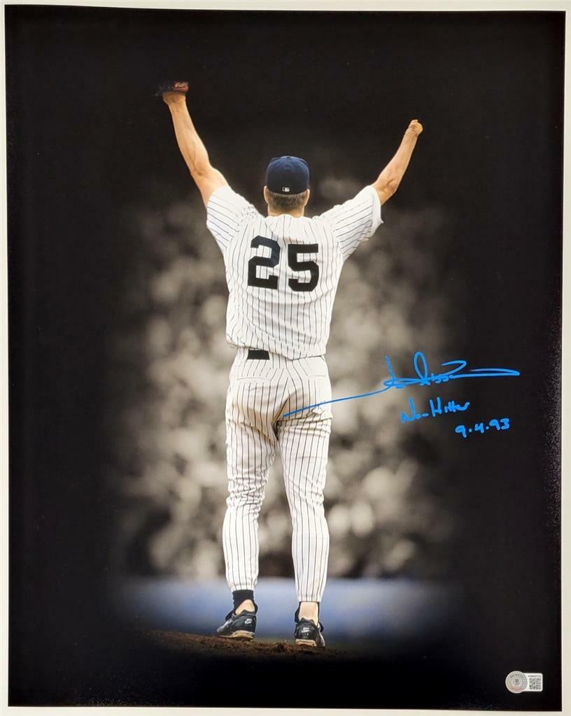 Jim Abbott Signed No Hitter 16x20 Photo Beckett Authenticated Yankees: Jim Abbott Signed No Hitter 16x20 Photo Beckett Authenticated Yankees This stunning 16x20 photo captures Jim Abbott during his remarkable no-hitter game, featuring his authentic signature. An iconic p