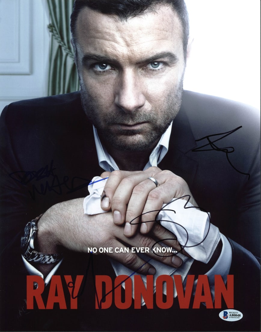 Ray Donovan Signed 11x14 Photo by Marsan Mihok Bauer Dorsey BAS #A80048: Ray Donovan Signed 11x14 Photo by Marsan Mihok Bauer Dorsey BAS #A80048 This is an authentic 11x14 photo signed by the cast of Ray Donovan, including Eddie Marsan, Dash Mihok, Steven Bauer, and Kerris