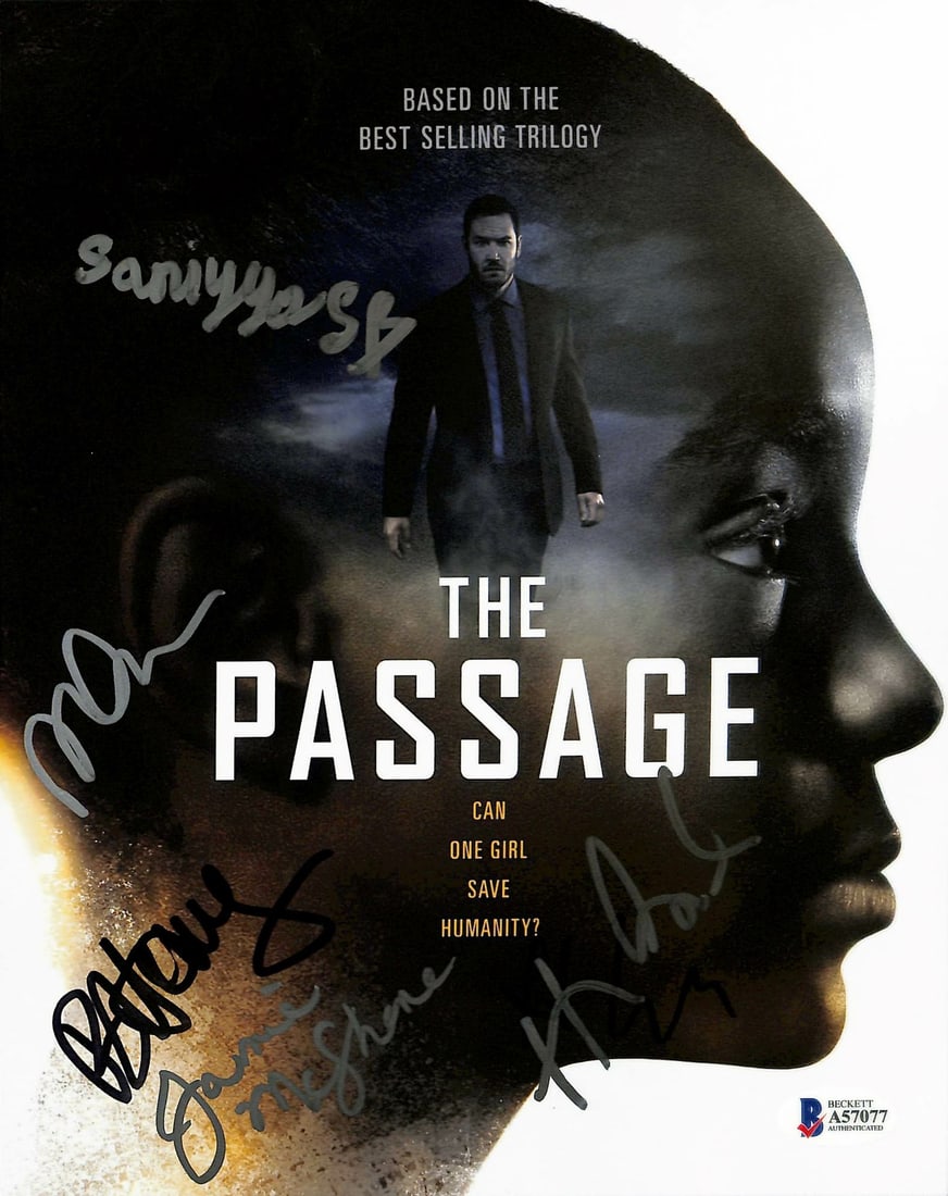 The Passage Signed 8x10 Photo by Gosselaar Chriqui Sidney BAS: The Passage Signed 8x10 Photo by Gosselaar Chriqui Sidney BAS This captivating 8x10 photo features the autographs of Mark Paul Gosselaar, Saniyya Sidney, Jamie McShane, Emmanuelle Chriqui, Henry Ian C