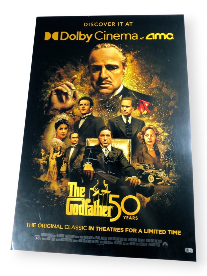 Francis Ford Coppola Signed The Godfather 27x40 Poster Beckett Authenticated (1 of 4)