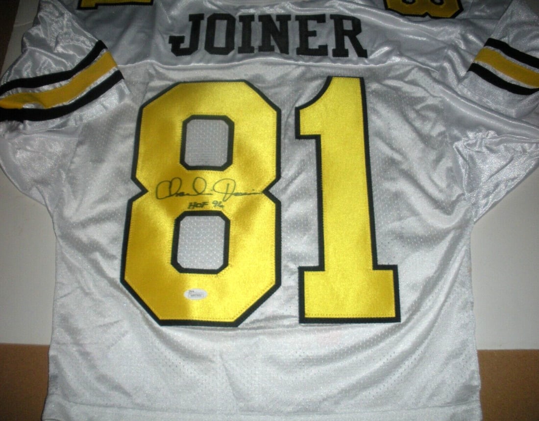 Charlie Joiner Signed Wilson Jersey Chargers Grambling State JSA COA (1 of 2)