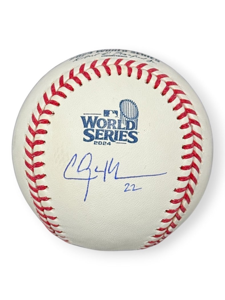 Clayton Kershaw Autographed 2024 World Series Baseball Dodgers Beckett Authenticated: Clayton Kershaw Autographed 2024 World Series Baseball Dodgers Beckett Authenticated Celebrate the legacy of Clayton Kershaw with this autographed 2024 World Series baseball. This original baseball fe