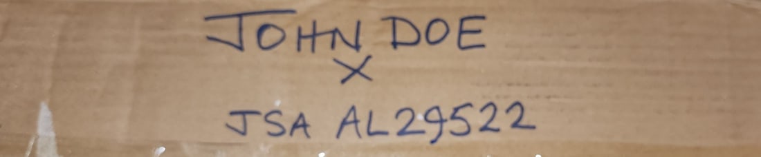 John Doe Autographed Electric Guitar Authenticated by JSA: John Doe Autographed Electric Guitar Authenticated by JSA This is an authentic electric guitar autographed by John Doe, featuring a verified signature authenticated by James Spence Authentication (JSA