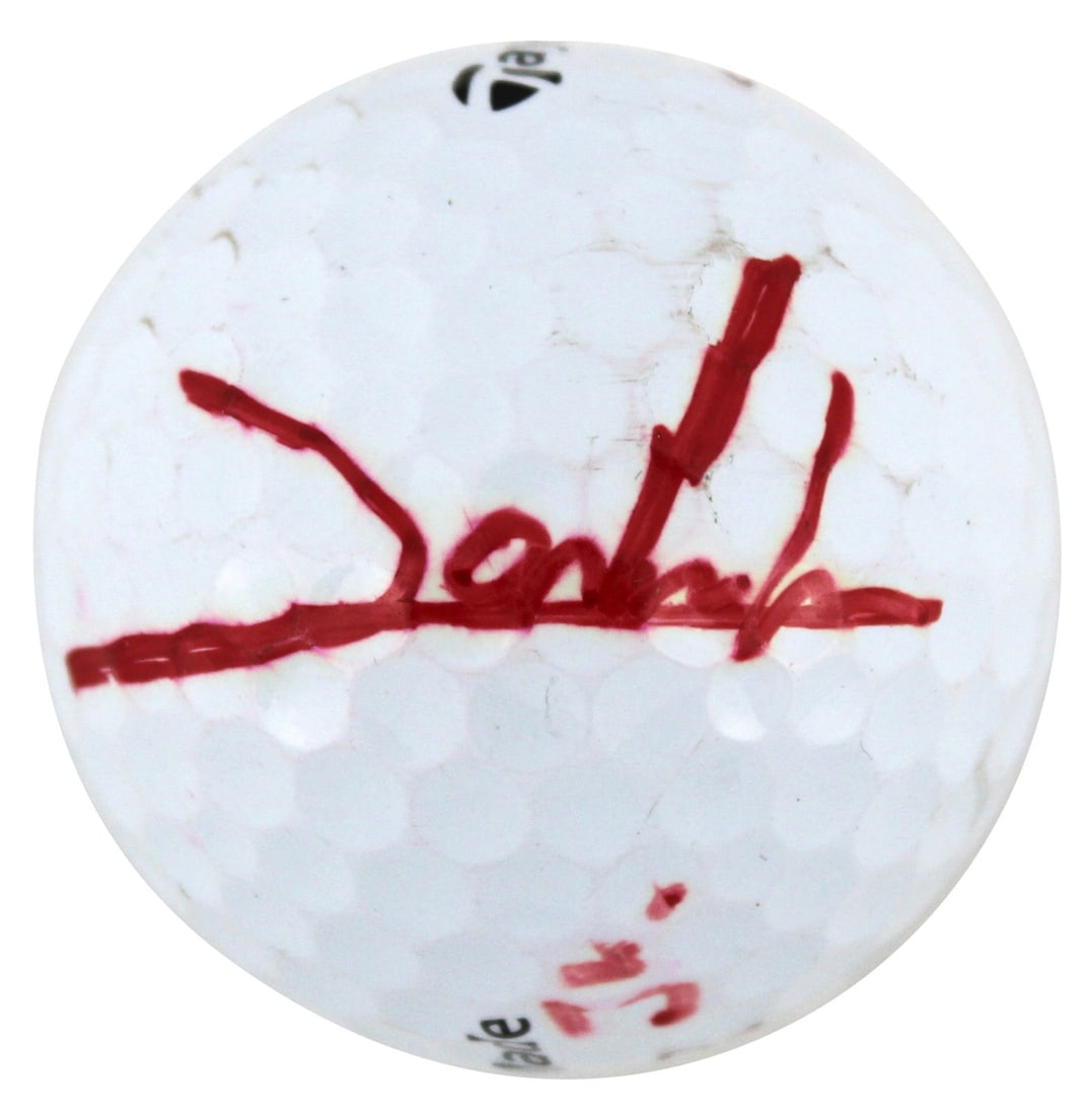John Rahm Signed Taylor Made TP5x Golf Ball Beckett Authenticated: John Rahm Signed Taylor Made TP5x Golf Ball Beckett Authenticated This authentic Taylor Made TP5x golf ball has been personally signed by John Rahm, the 2023 Masters champion. The ball features the in