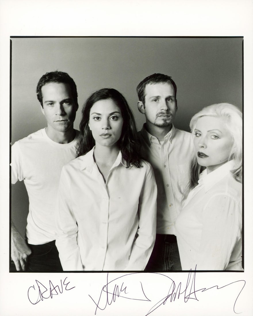 Debbie Harry Signed Blondie 8x10 Photo Crave Love BAS Certified: Debbie Harry Signed Blondie 8x10 Photo Crave Love BAS Certified This authentic autographed photograph features Debbie Harry of Blondie, inscribed with "Crave Love." The vertical 8x10 photo has been pe