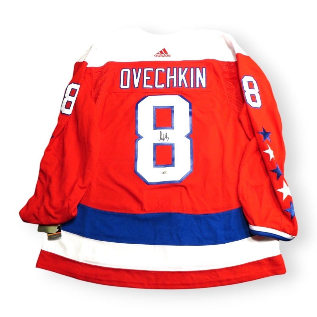 Alex Ovechkin Signed Capitals Alternate Jersey Fanatics Authenticated: Alex Ovechkin Signed Capitals Alternate Jersey Fanatics Authenticated Celebrate the legacy of Alexander Ovechkin with this original autographed alternate jersey from the Washington Capitals. This pre-