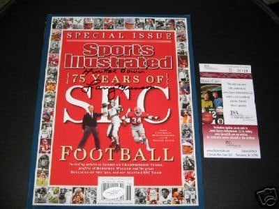 Larry Munson Signed Sports Illustrated Magazine JSA COA Pittsburgh Steelers: Larry Munson Signed Sports Illustrated Magazine JSA COA Pittsburgh Steelers This is an original Sports Illustrated magazine featuring an autograph from Larry Munson, renowned for his contributions to