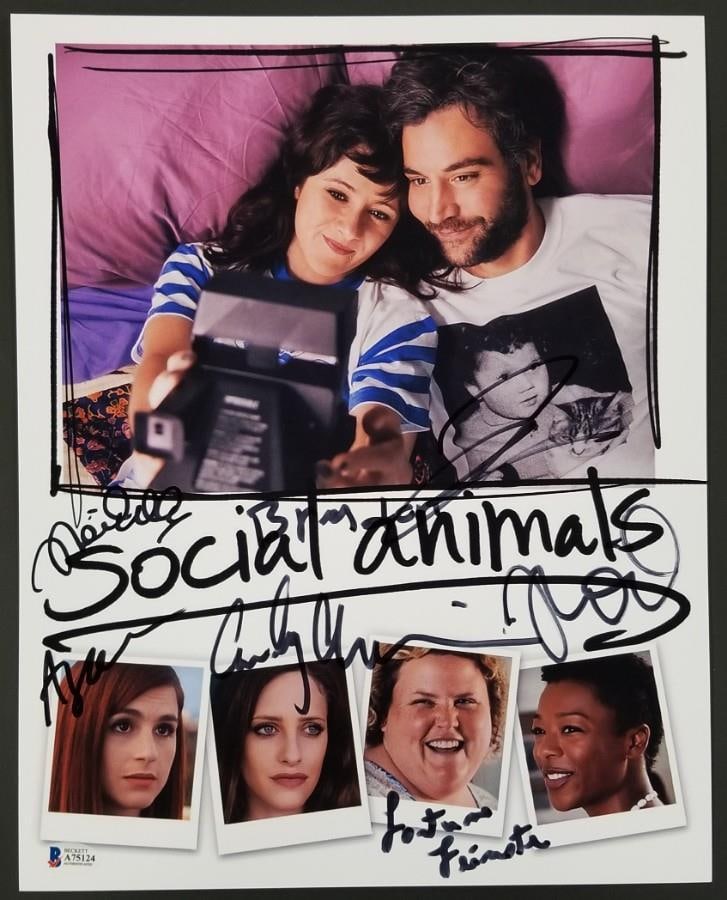 SOCIAL ANIMALS Signed 11x14 Photo by 5 Cast Members Beckett COA (1 of 2)
