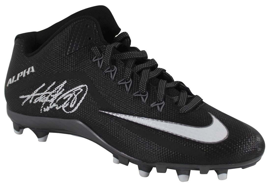 Adrian Peterson Signed Nike Alpha Right Cleat BAS Witnessed Minnesota Vikings (1 of 6)