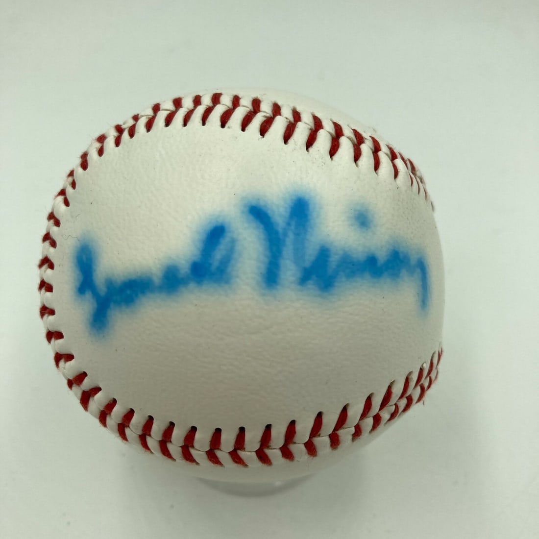Rare Leonard Nimoy Autographed Baseball Spock Star Trek JSA COA: Rare Leonard Nimoy Autographed Baseball Spock Star Trek JSA COA This rare autographed baseball features the signature of Leonard Nimoy, renowned for his iconic role as Spock in Star Trek. The baseball