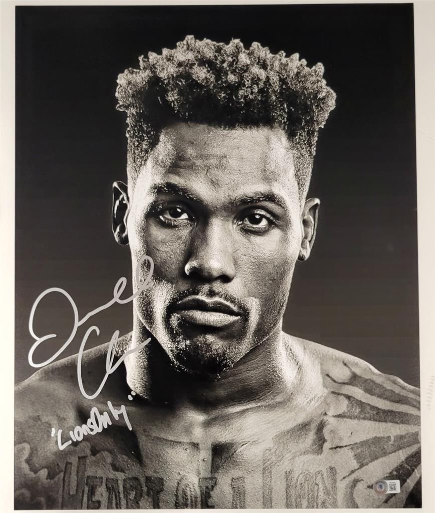 Jermall Charlo Signed Lions Only 16x20 Photo Beckett Authenticated: Jermall Charlo Signed Lions Only 16x20 Photo Beckett Authenticated This is an original 16x20 photo of Jermall Charlo, prominently featuring his signature and the phrase "Lions Only." The autograph has