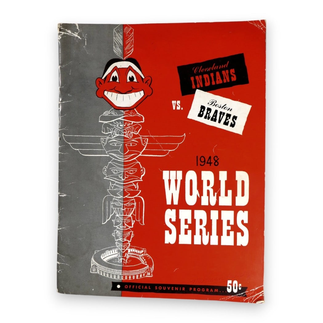 1948 World Series Original Program Indians vs Braves Game 2: 1948 World Series Original Program Indians vs Braves Game 2 Step back in time with this original program from the 1948 World Series featuring the Cleveland Indians and the Braves. This is the program