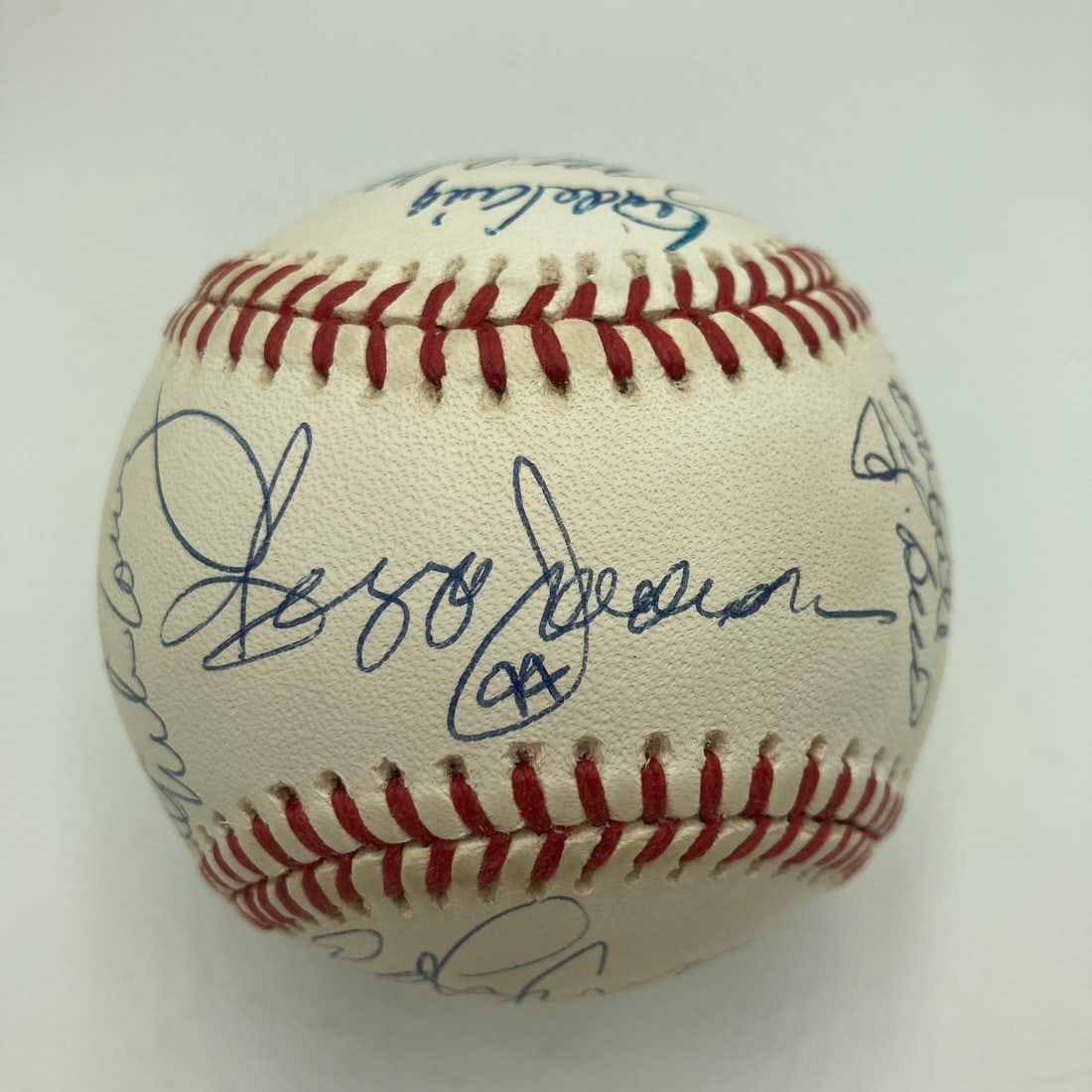 1977 New York Yankees Team Signed Baseball with JSA COA (1 of 10)