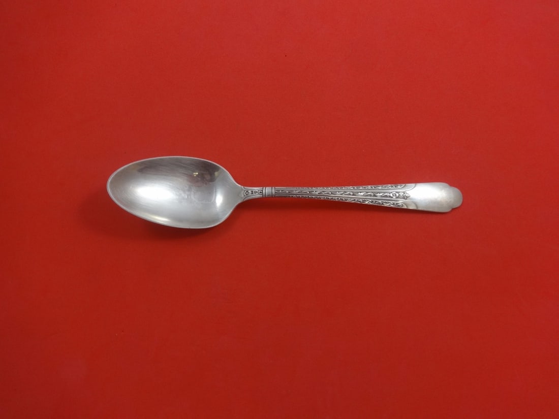 International Sterling Silver Elegance Serving Spoon 8 1/4 Inch (1 of 1)