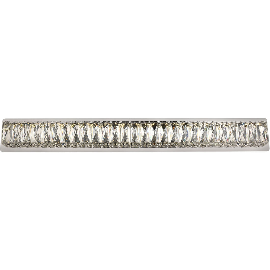 Monroe LED Wall Sconce 35.4in Chrome Crystal Modern Lighting (1 of 5)