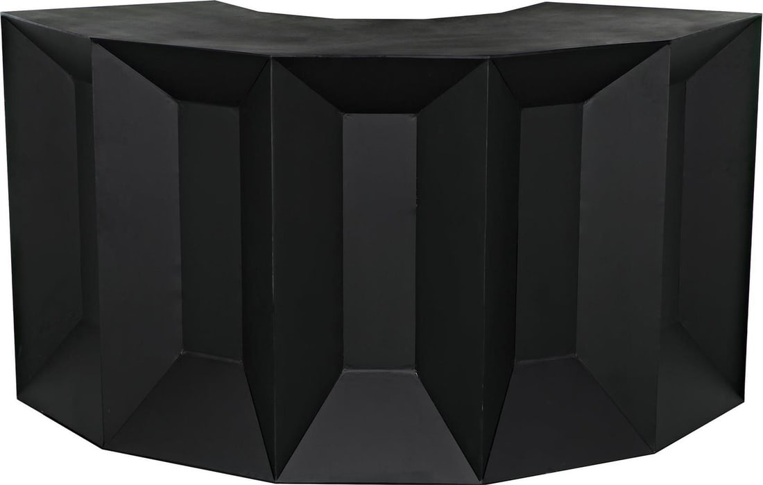 Noir Industrial Steel Bar Peter Collection Matte Black: Noir Industrial Steel Bar Peter Collection Matte Black Introducing an Industrial Steel Bar that combines rustic charm with modern design. Crafted in a vintage style, this bar features a sleek matte bl