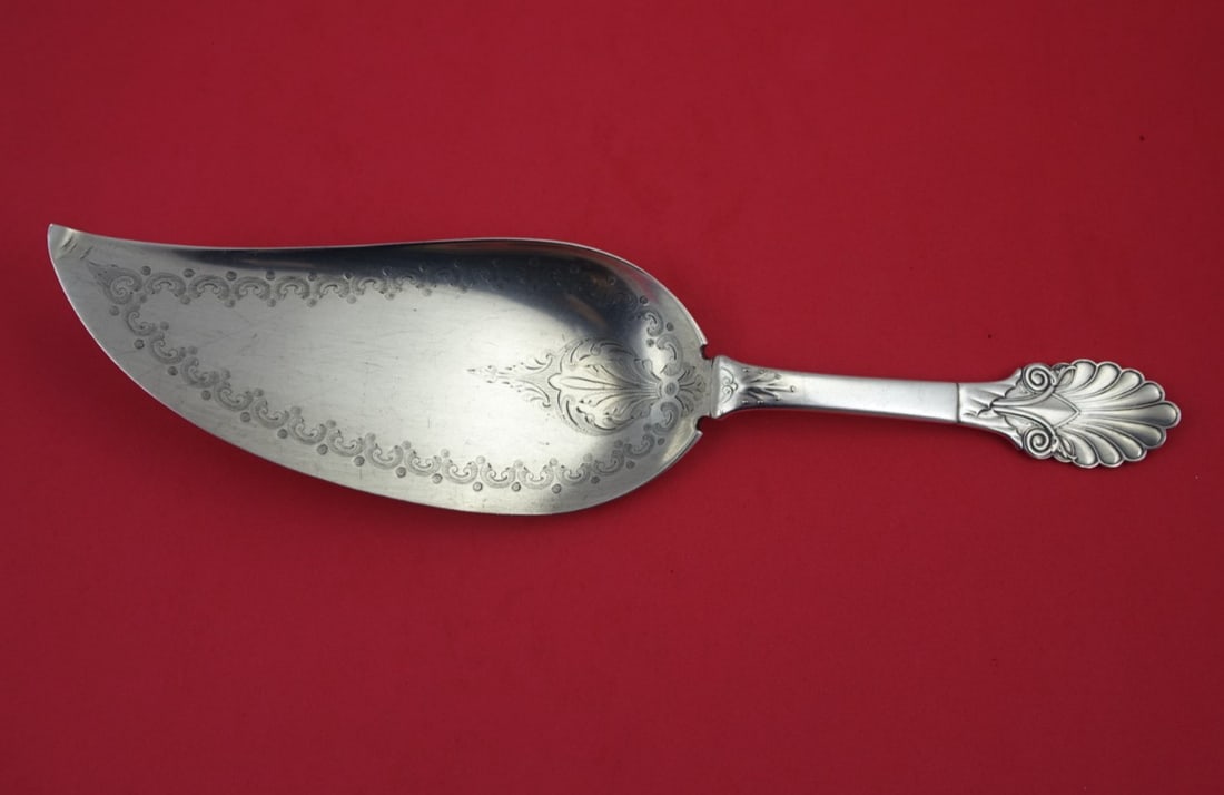 Grecian Fish Server by Gorham Sterling Silver 12 1/8" Bright-Cut Blade (1 of 3)