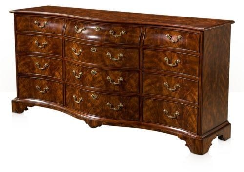 Lord Spencer Chest of Drawers in Mahogany with Brass Accents (1 of 3)