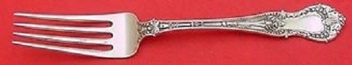 Whiting Dorothy Vernon Sterling Silver Dinner Fork 7.5 Inch Heirloom: Whiting Dorothy Vernon Sterling Silver Dinner Fork 7.5 Inch Heirloom This exquisite 7 1/2" dinner fork features the elegant Dorothy Vernon pattern by Whiting, crafted from high-quality sterling silver