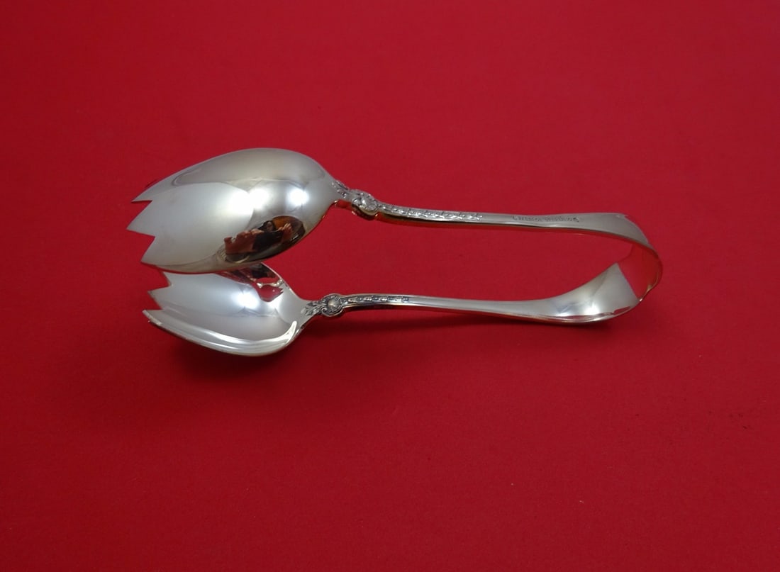 Faberge Gatchina Palace Sterling Silver Ice Tong 6 Inch Serving Piece: Faberge Gatchina Palace Sterling Silver Ice Tong 6 Inch Serving Piece This exquisite ice tong is crafted from sterling silver and features the elegant Gatchina Palace pattern by Faberge. Measuring 6 i