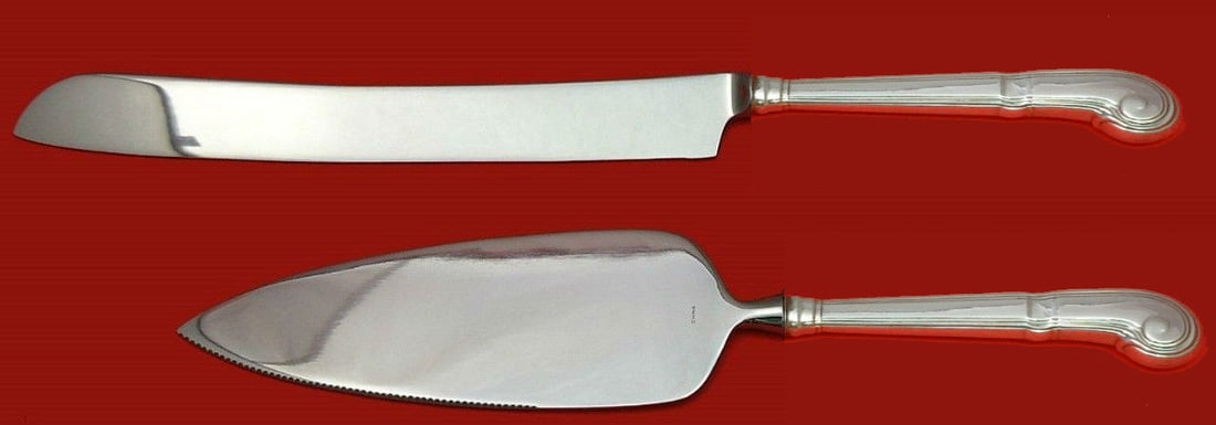 Tiffany & Co Castilian Sterling Silver Wedding Cake Set 2pc Custom Made (1 of 1)