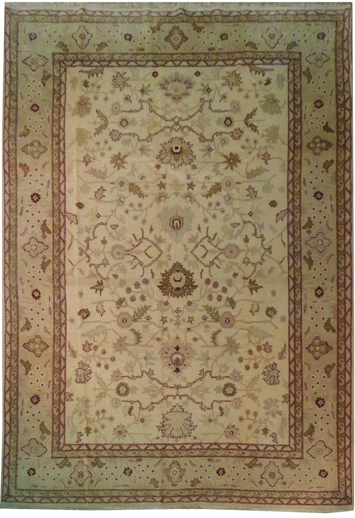 Handcrafted 10' x 14' Ivory Fine Jaipur Rug Premium Quality: Handcrafted 10' x 14' Ivory Fine Jaipur Rug Premium Quality Free continental US Shipping Introducing our exquisite 10' x 14' Ivory Fine Jaipur Rug, a perfect blend of traditional craftsmanship and con