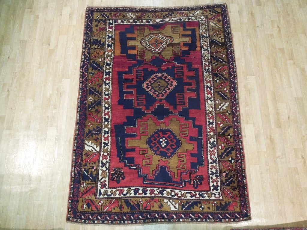 5' x 7.2' Pink Antique Kazak Rug Handwoven Wool Caucasian Design: 5' x 7.2' Pink Antique Kazak Rug Handwoven Wool Caucasian Design Free continental US Shipping Experience the timeless elegance of the 5' x 7.2' Pink Antique Caucasian Kazak Rug, a stunning piece showc