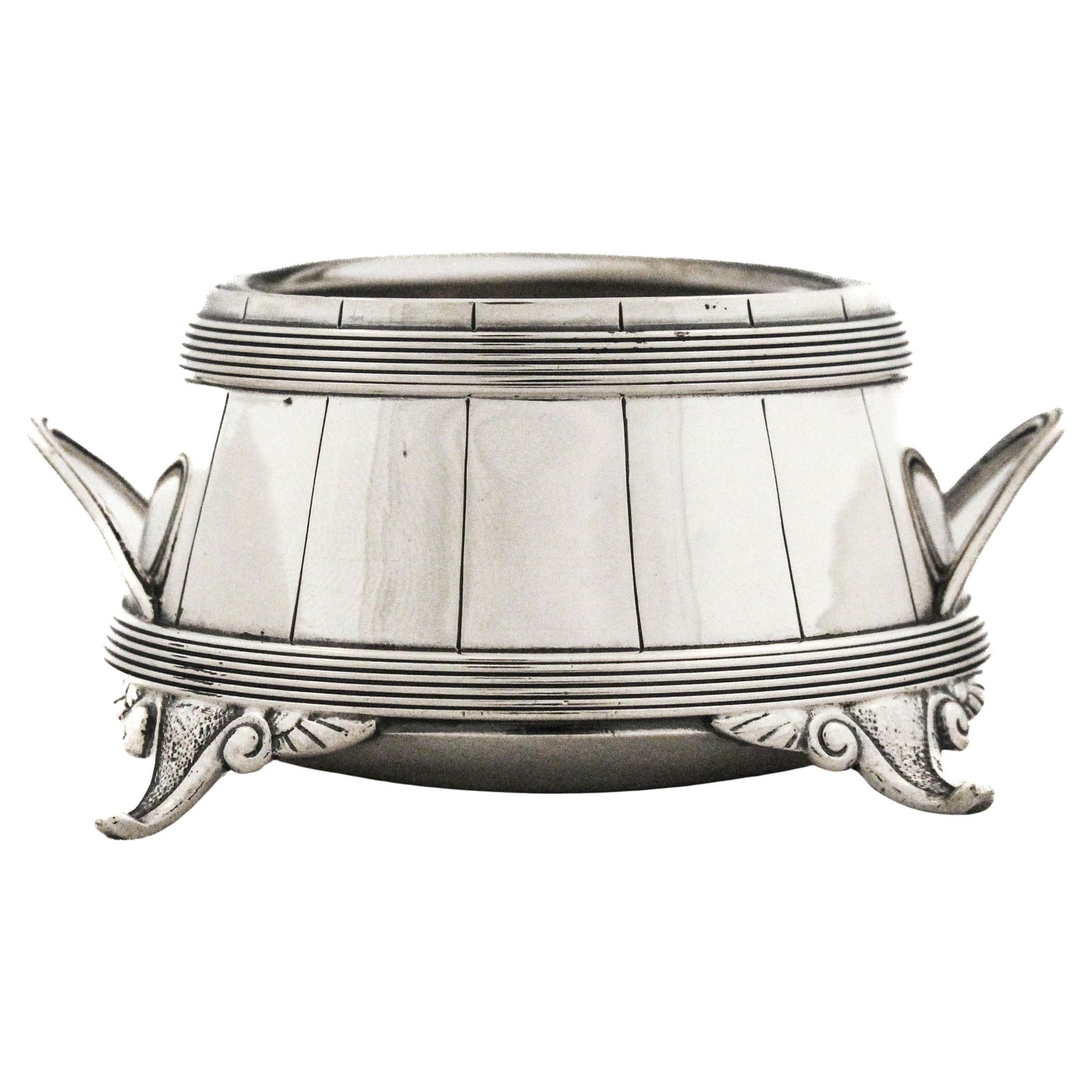 Gorham Silversmiths 1872 Sterling Silver Salt Cellar with Glass Liner (1 of 5)