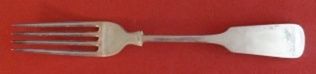 Gorham Old English Tipt Sterling Silver Dinner Fork 7 3/4 Inch Antique: Gorham Old English Tipt Sterling Silver Dinner Fork 7 3/4 Inch Antique This exquisite dinner fork is part of the Old English Tipt pattern by Gorham, crafted from high-quality sterling silver. Measurin