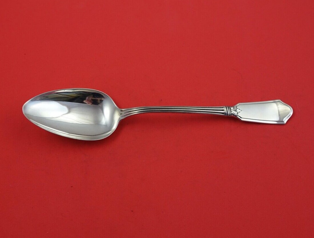 Alvin Winchester Sterling Silver Serving Spoon 8 3/8 Inch (1 of 2)