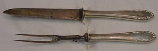 Gorham Virginia Sterling Silver 2-Piece Roast Carving Set (1 of 1)