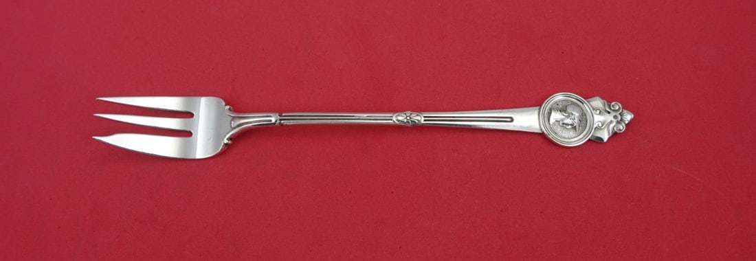 Gorham Medallion Sterling Silver Cocktail Fork 6 1/8" (1 of 2)