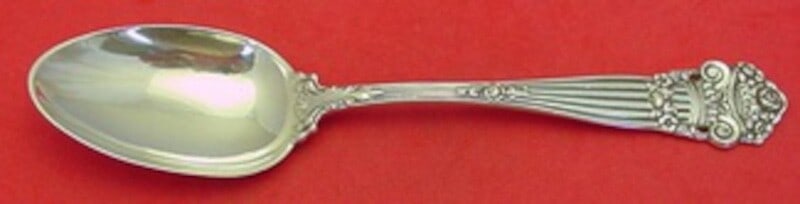 Towle Georgian Sterling Silver Soup Spoon 7 1/4" Floral Design (1 of 1)